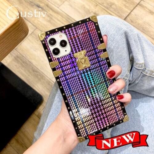 Luxury Bling Glitter Soft Square Phone Case Cover For Samsung S10 Plus S9 S10e S20 Note 8 9 10 Lite 20 Ultra Back Cover