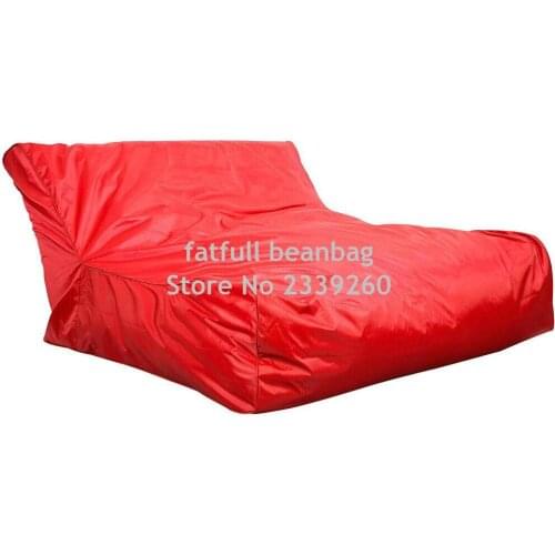 Cover only No Filler - red water float, extra large bean bag chair