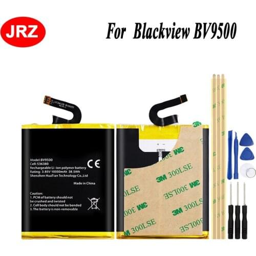 For Blackview BV9500 BV9500 Pro Phone Battery 10000mAh Hight Capacity 3.85V Top Quality Replacement Batteries+tools