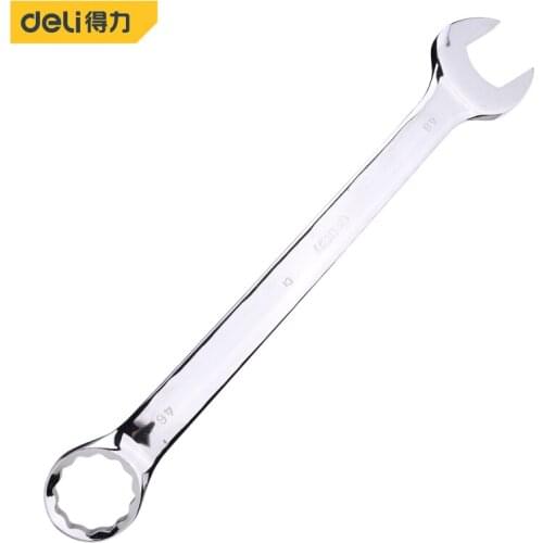 Deli Ratchet Combination Metric Mirror Wrench 46mm Fine Tooth Gear Ring Torque Socket Nut Hand Tools Alicates High Repair Tools