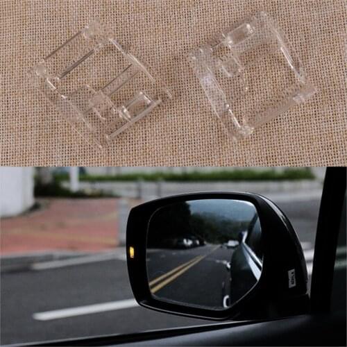 DWCX 2pcs Clear PC Car Side Mirrors Assistant Turn Signal Light Indicators Lens Fit For Subaru STI WRX 2015 2016 2017 2018 2019