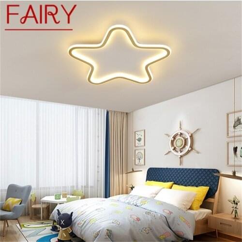 FAIRY Ceiling Lights Gold Ultrathin Fixtures Contemporary Simple Lamps LED Star Home For Living Dinning Room
