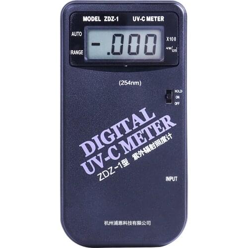 ZDZ-1 254nm Digital Display Ultraviolet Radiation Illuminance Detector Ultraviolet Measuring Instrument