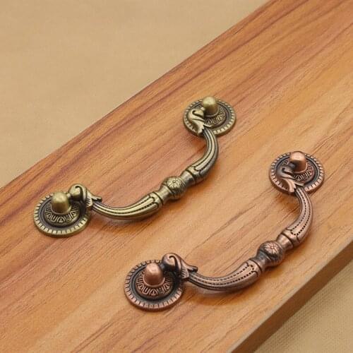JD Chinese Style Antique Pendant Furniture Handle Rings Handle Drawer Cabinet European Classical Zinc Alloy Hand Wardrobe Door