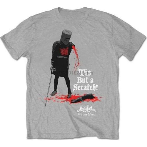 Monty Python Tis But A Scratch T-Shirt NEW Cotton Tee Shirt New Funny Cotton