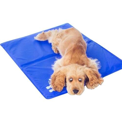 S/M Dog Cooling Mat Pet Ice Pad Teddy Mattress Pet Cool Mat Bed Cat Cushion Summer Keep Cool Pet Gel Cooling Dog Mat For Dogs