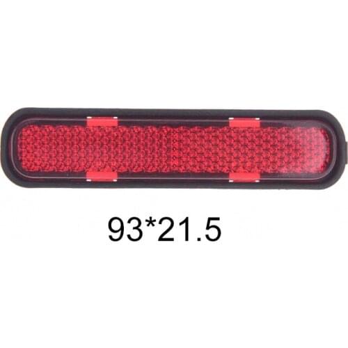 Plastic Safety Bike Rear Reflector Light Back Reflective Board Mountain Bike MTB Bicycle Rack Tail Warning Lamp Cycling