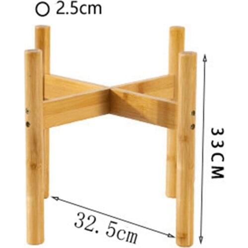 Bonsai Plant Stand Plant Holder Mid Century Wood Modern Flower Potted Holder Rack For Indoor Outdoor