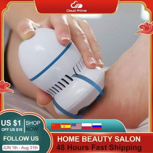 Portable Electric Vacuum Adsorption Foot Grinder Electronic Foot File Pedicure Tools Callus Remover Feet Care Sander with 40 Pcs