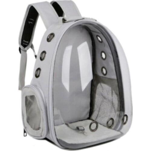 Transparent Astronot Bag Cat Dog Carrier Air-Flow Gray Color 26574125965