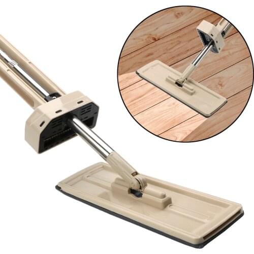 Self-Wringing Flat Mop 360 Rotating Lazy Home Cleaner Automatic Spin Free Hand Washing Magic Mop