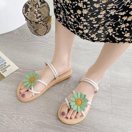 Ladies Sandals Professional Ladies Low Heel Roman Wind Strap Rubber Non-slip Outer Slippers Elegant Sandals