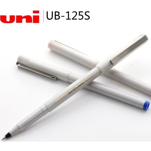 UNI UB-125 Gel Ink Pen High Performance Water Resistant Direct Liquid Type Ball Pen 0.5