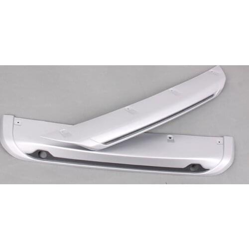 High Quality For Nissan Qashqai Dualis J11 2014-2017 Front and Rear Bumper Skid Protector Guard Plate ABS Accessories 2PCS