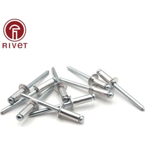 ISO 15977 M6.0*10mm Blind Rivets Open Round Head Aluminium Steel Rivets Decorative Rivets Remaches High Quality 10pcs