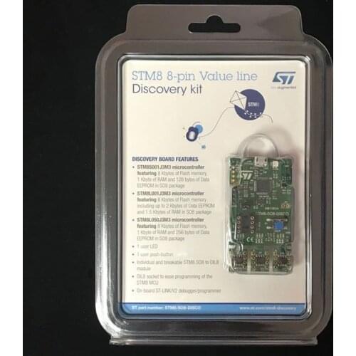 1 pcs x STM8-SO8-DISCO Discovery kit Development Board with STM8L001J3,STM8L050J3,STM8S001J3 MCUs