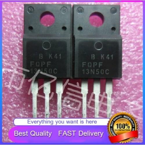 10Pcs/Lot New Original FQPF13N50C 13N50 Field Effect Transistor 13A500V CAN REPLACE... Good Quality