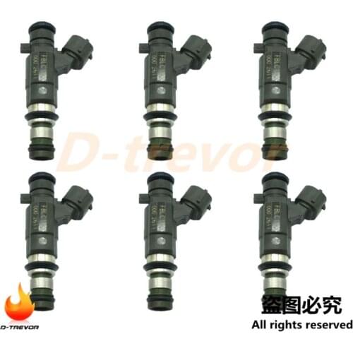 6Pcs OEM 16611-AA430 Fuel Injectors nozzle For Subaru Forester & Impreza 2000 2001 2002 2003 2004 2.0L 2.5L 4G1542
