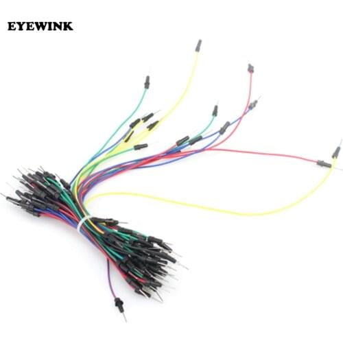 65pcs Solderless Flexible Breadboard Jumper Wire Cable
