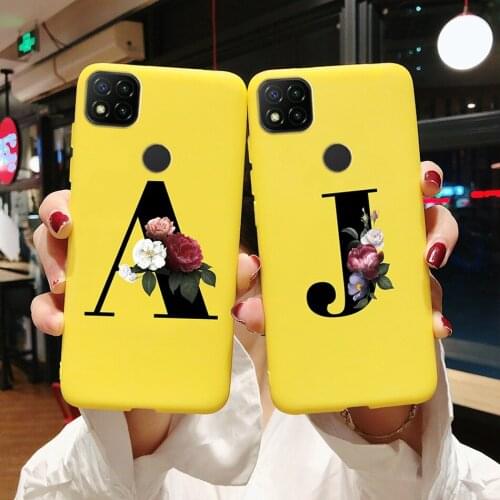 Colorful Letters Case For Xiaomi Redmi 9C 9 C NFC Case Shockproof Bumper Soft Phone Case For Redmi 9 9c 9a Redmi9A 9C Back Cover
