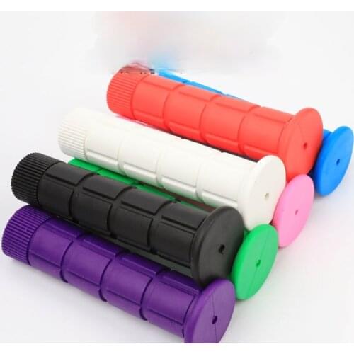 Mountain Bike Color Grip Cover Rubber Riding Grip Cover Checkered Dead Fly Grip Cover Universal Size Sweat-absorbent Non-slip