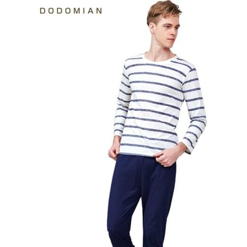 Мужские хлопковые пижамы DO DO MIAN China At AliExpress