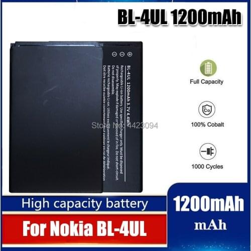 BL-4UL Li-ion Polymer Battery 1200mAh For Nokia Asha 225 Asha225 RM-1011 RM-1126 RM 1011 1126 BL 4UL Mobile Phone Battery