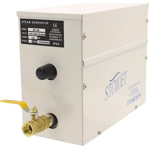 3KW 220V Sauna Machine Steam Generator Home Steam room machine Wet Stream Furnace Commercial Sauna Equipment Digital Controller