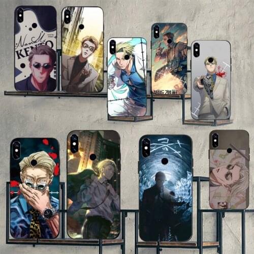 Kento Nanami Jujutsu Kaisen Phone Case For Xiaomi Redmi note 7 8 9 t max3 s 10 pro lite Luxury brand shell funda coque