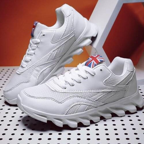 New Men Sneakers Women Breathable Running Shoes Outdoor Comfortable Leisure Couples White Gym Black for Girls Plus Size 44