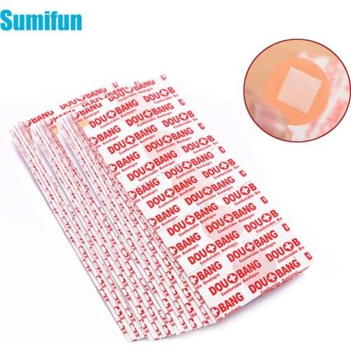 50Pcs Round Breathable First Aid Hemostasis Band Aid Kids Waterproof Bandage Emergency Kit Family Medical Adhesive Plaster D0230
