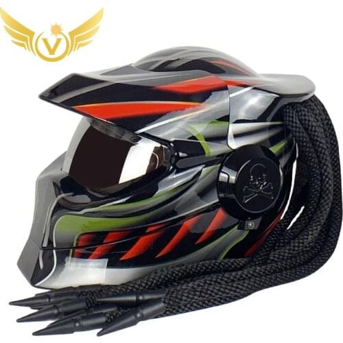 Motorcycle Helmet Motocross Casco Moto Full Face Crash Helmet Professional Capacete Moto Accesorios Moto Wildfire braid