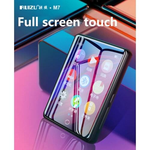 RUIZU M7 2.8inch Full Touch Screen MP3 Player 8GB/16GB Bluetooth Player HIFI Music With FM Radio E-Book Video Built-in Speaker
