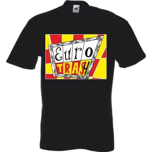 Eurotrash TV Antoine Jean Paul T Shirt Men Black Medium