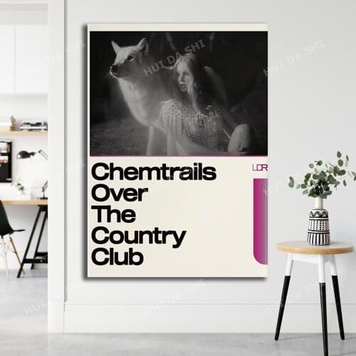 Lana Del Rey Print, Digital Printable Poster, Chemtrails, Shirt, Necklace, Candle, Merch, Home Decor, Born To Die