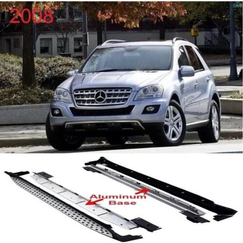 High Quality Aluminum Alloy Running Boards Side Step Bar Pedals Fits For Benz W164 ML350 2006 2007 2008 2009 2010 2011