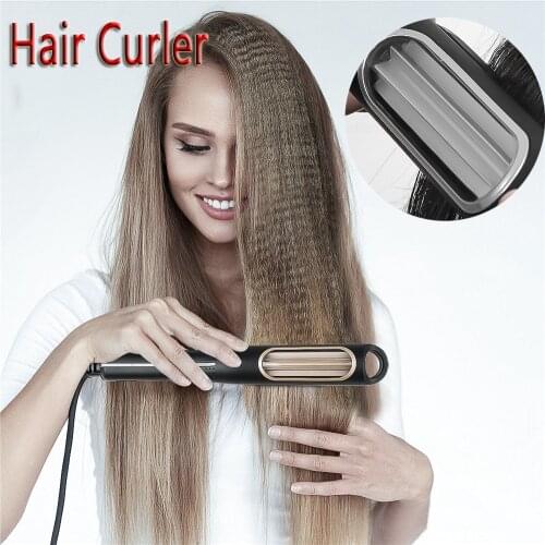 Professional Automatic Hair Curler Corrugated Flat Iron Curling Irons Straightener Curly Corn Hair Waver Crimpers Curlers