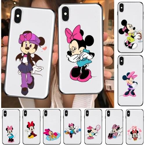 Minnie Mouse OK Transparent Phone Case For XiaoMi Redmi 11lite ultra 10x 9 8A 7 6 A Pro T 5G K40 Anime protect Cover Silicone