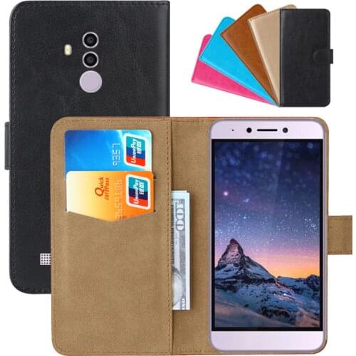 Luxury Wallet Case For BQ BQ-5516L Twin/BQ-5517L Twin Pro PU Leather Retro Flip Cover Magnetic Fashion Cases Strap