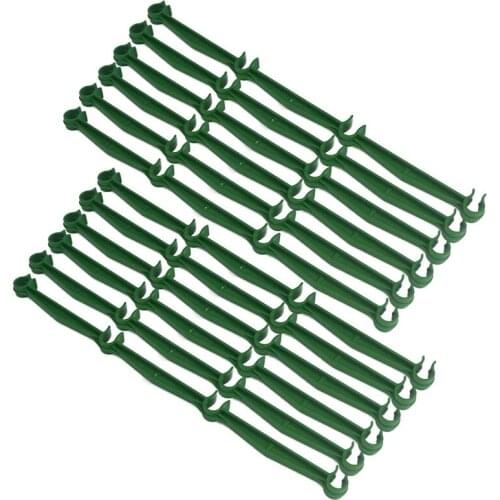 20 Pcs Stake Arms for Tomato Cage, Adjustable Plastic Plant Stake Connection Rod for Any 11mm Diameter Plant Stakes