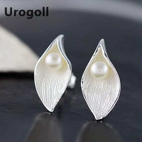 New 100% Real Genuine 925 Sterling Earrings Jewelry Solid 925 Silver Stud Earrings For Women Fine Jewelry Gifts