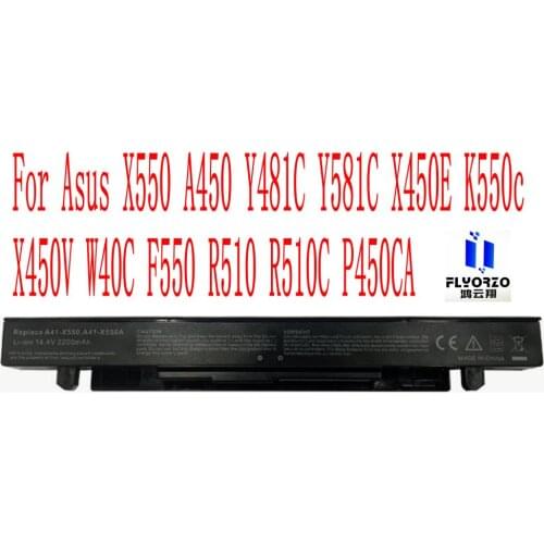100% New High Quality 2200mAh A41-X550/x550A Battery For Asus A450 Y481C Y581C X450E K550c X450V W40C F550 R510 R510C P450CA