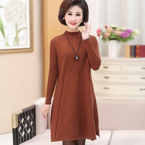Spring/autumn women sweaters computer knitted sweates pullover women high elastic clothing o-neck middle-aged women sweaters