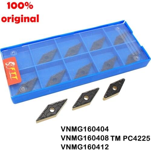 10pcs VNMG160404 TM PC4225 Cutting Lathe CNC Tools Lathe cutter External Turning Tool Carbide Insert Turning Tools VNMG 160408