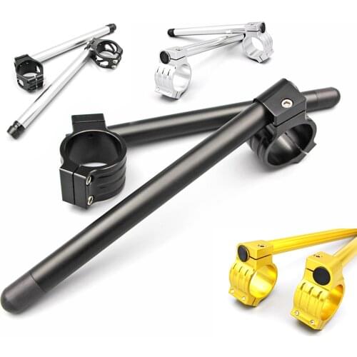 50mm CNC Clip On Fork Handle Bar Fit for Aprilia RS 250 RSV Triumph Daytona 675 Speed Triple CBR1000RR CBR954RR CBR929RR