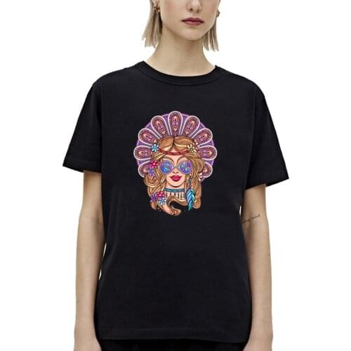 Womens T-Shirt Hip Hop Music Japan Funny Style Loose Casual Fashion Clothing Black Girl and Boys Streetshirt Tops