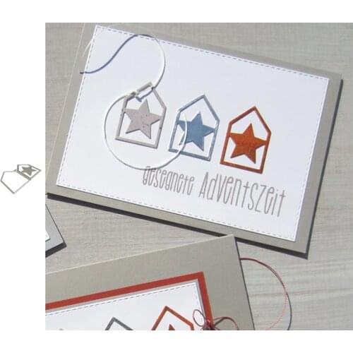 Star Label Craft Metal Cutting Die Stencils For Diy Scrapbooking Knife Mold Dies Embossing Folders For Card Making Die Cut