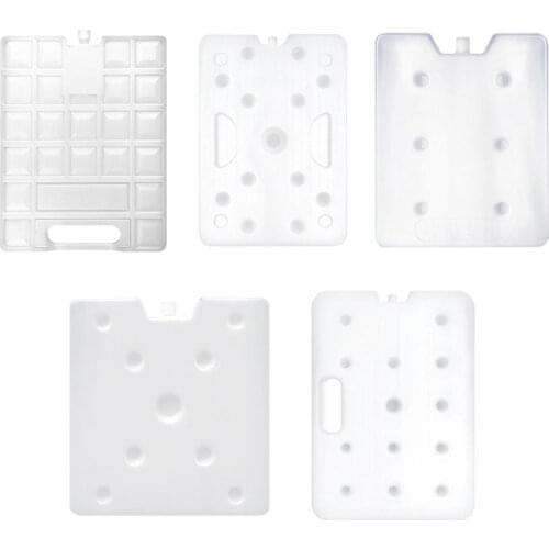 1PC Gel Freezer Ice Bag Water Filled Ice Pack Cool Cooler Freezer Recyclable White Fresh Keeping Slim Ice Pack Food Preservation