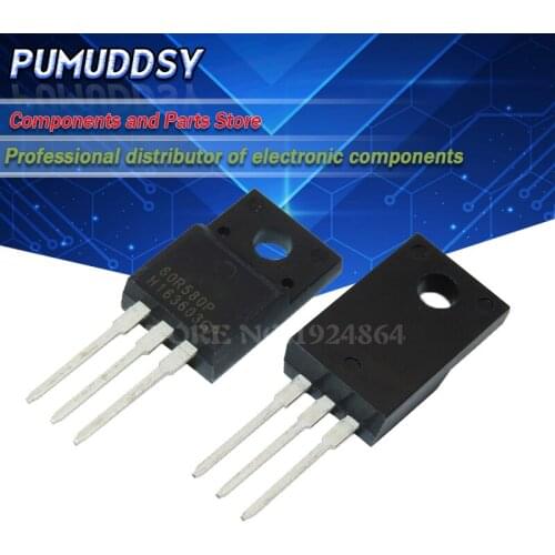 10PCS MMF60R580PTH MMF60R580P 60R580P TO-220F Field Effect MOS 600V 8A New and