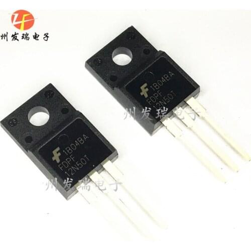 100% New&Original FDPF12N50T N 500V 11.5A TO-220F In Stock